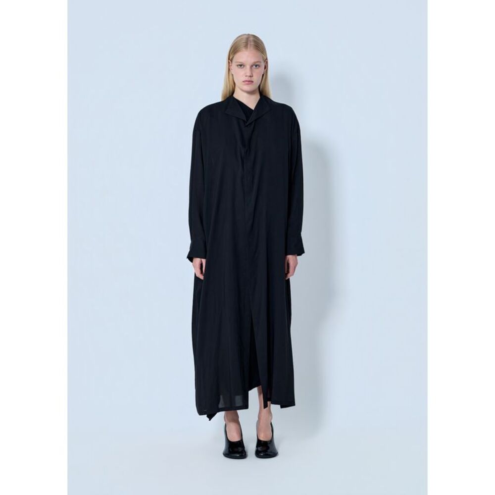 Yohji Yamamoto Women Backside Slit Long Coat